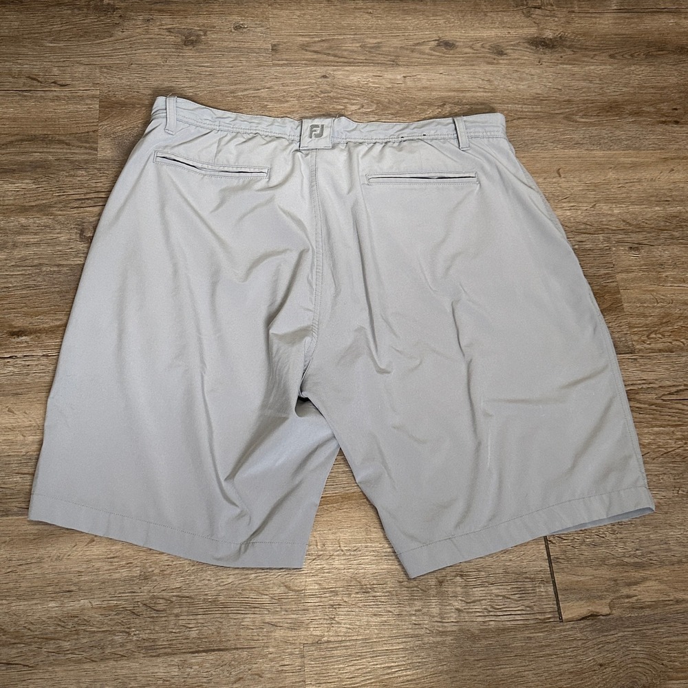 FootJoy Mens Golf Shorts Gray Performance Stretch Flat Front W36 0802 - Picture 7 of 8
